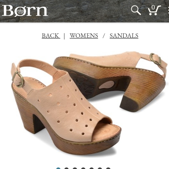 Born Galoa Slingback Size 9M Natural Color - Picture 1 of 14
